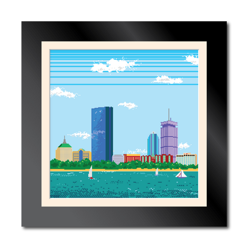 8-bit Boston Skyline