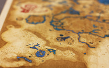 Engraved Hylian Map