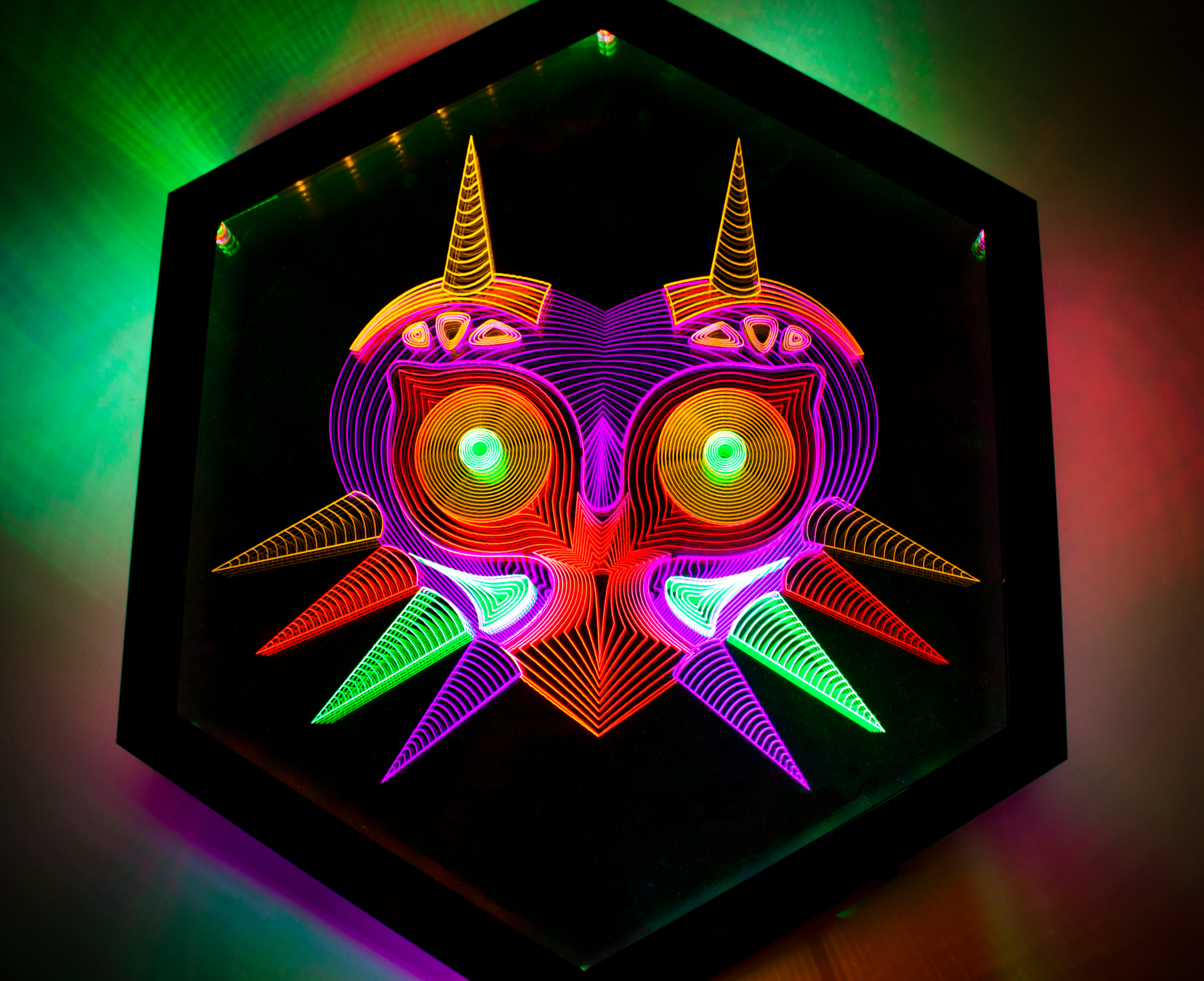 Majora's Mask Light Art – The Daily Robot